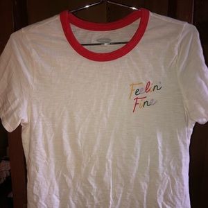 Feeling fine tee shirt